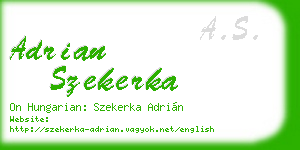 adrian szekerka business card